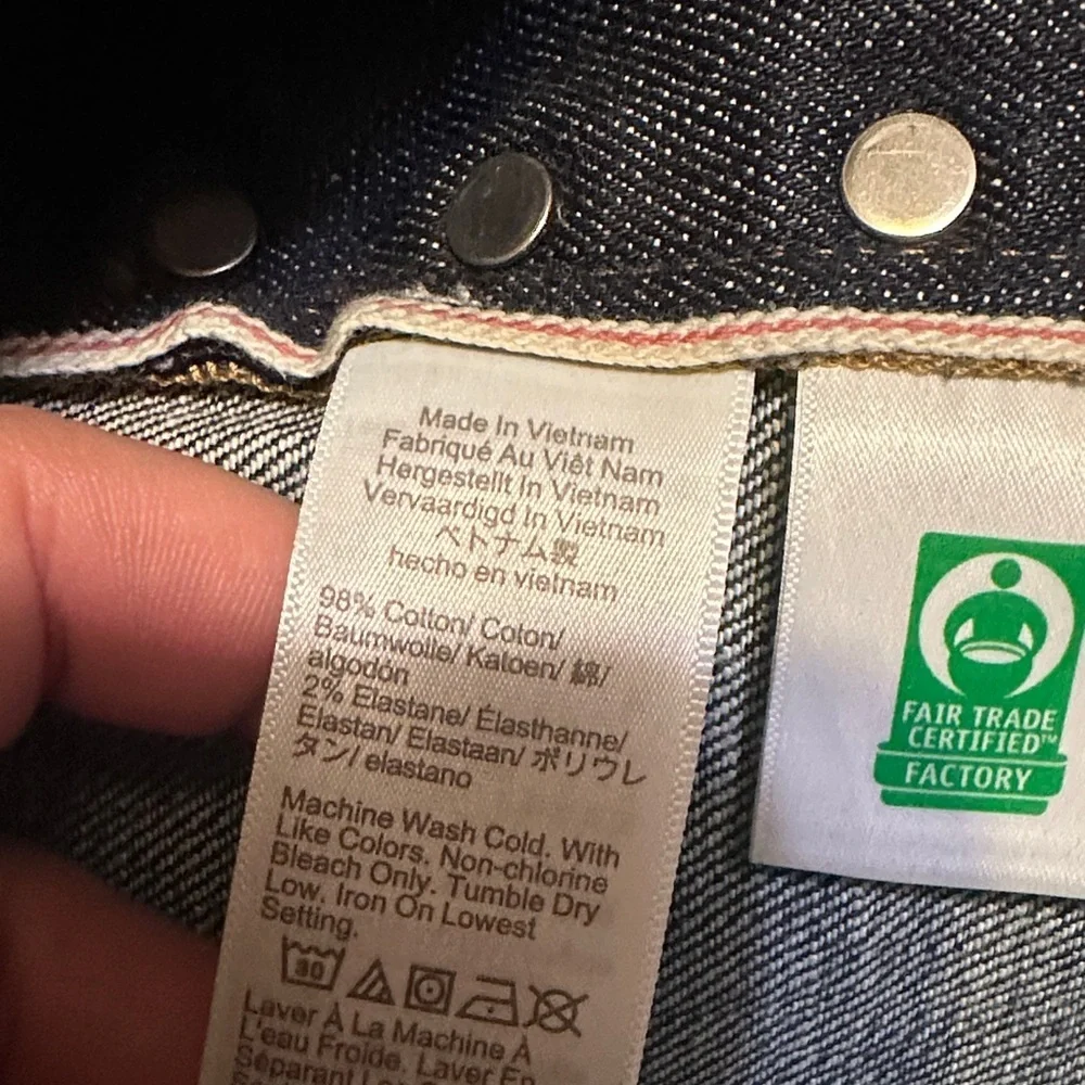 J. Crew Men's Dark Indigo Straight Jeans Chinos size 32 x 32